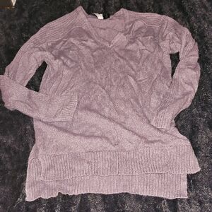 Love By Design Lavender V-Neck Sweater